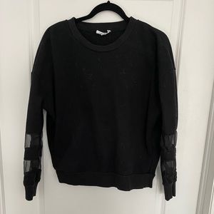 Good american sweatshirt with mesh detail - size 1